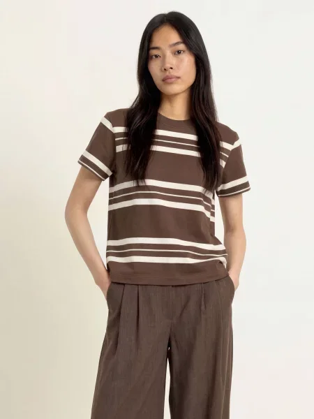 Minimum T-Shirt Lilou braun