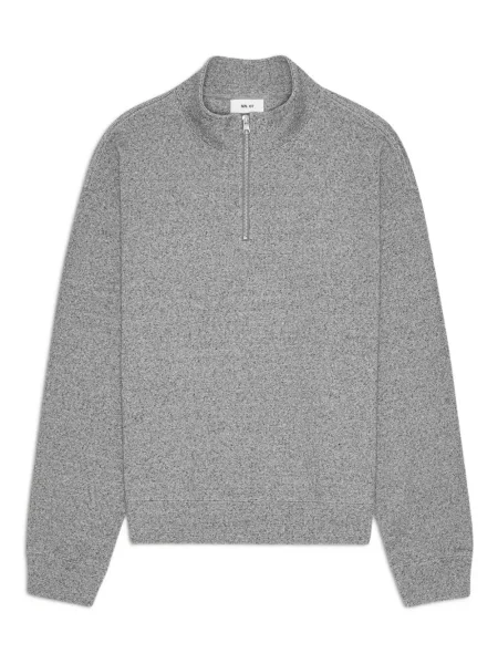 Patentni zatvarač na pola vesta Nn07 siva