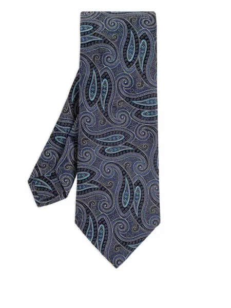 Paisley mintás nyakkendő Etro kék