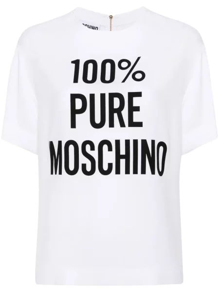 Bluză Moschino cu imagine alb