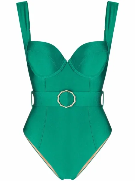 Stroj jednoczęściowy Noire Swimwear zielony
