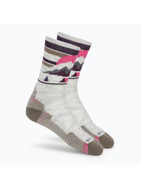 Ponožky Smartwool Hike Light Cushion New Pattern Crew ash béžové