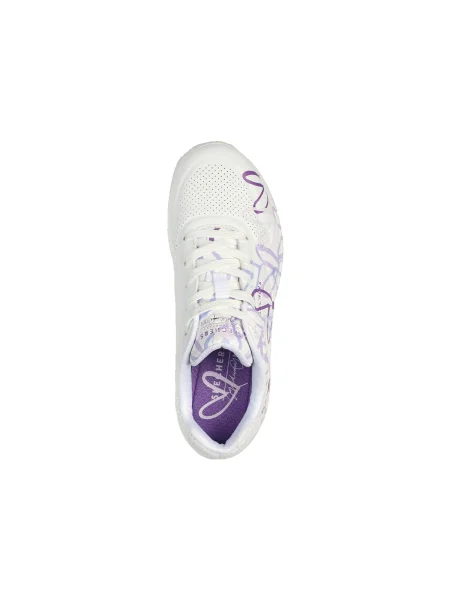 Pantofi Skechers alb