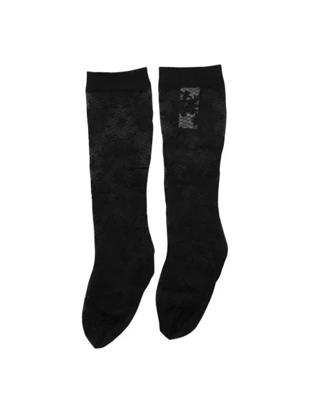 Rękawiczki Dolce And Gabbana w kwiatki czarne