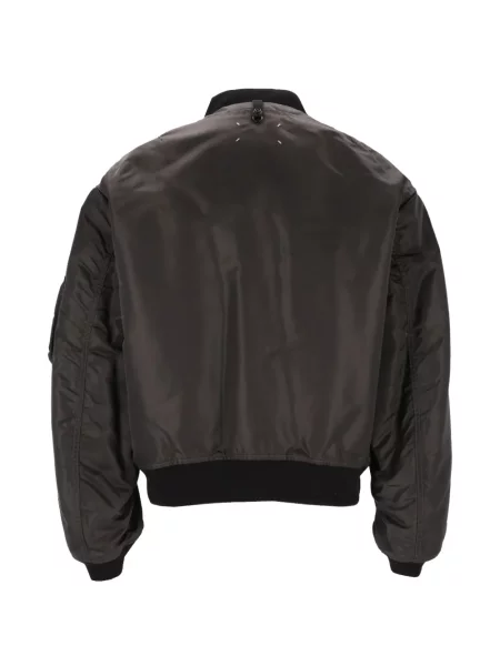 Reversibil geacă bomber Maison Margiela gri