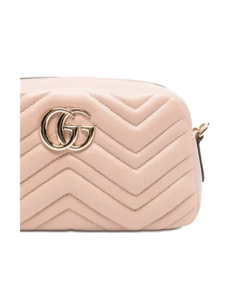 Torebka Gucci skórzana różowa