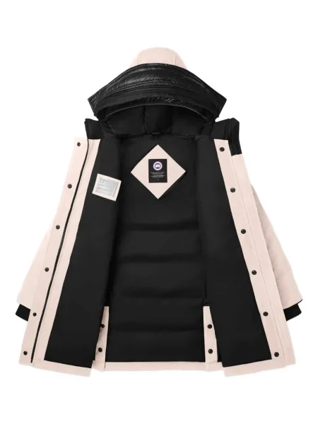 Płaszcz dziecięcy Canada Goose różowy