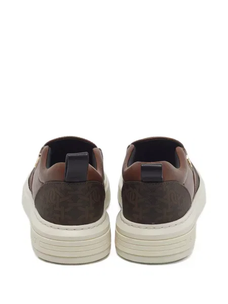 Sneakerși Bally din piele maro