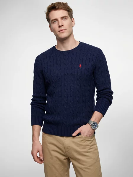 Polo Ralph Lauren Sveter Tmavomodrá červená