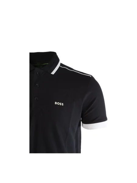 Koszulka polo Boss niebieska