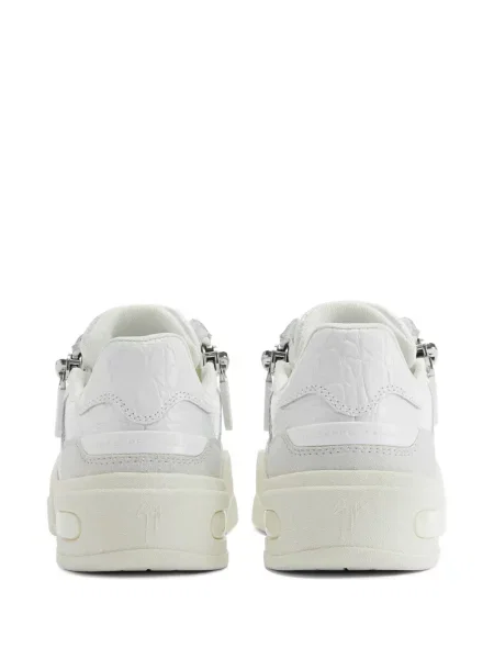 Sneakerși Giuseppe Zanotti cu imagine alb