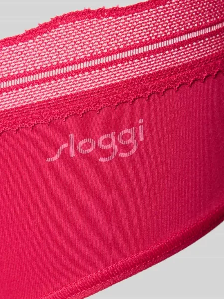 Figi o kroju slim fit z obszyciem koronką Sloggi