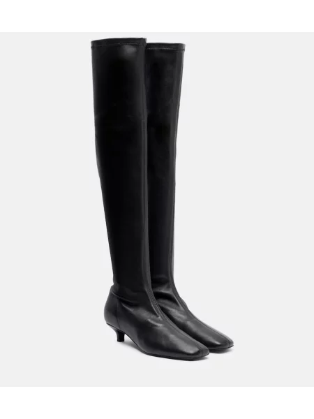 Cizme Toteme din piele negru