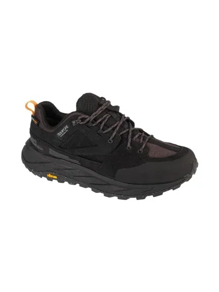 Jack Wolfskin pánske trekové topánky Terraquest Texapore Low black čierna