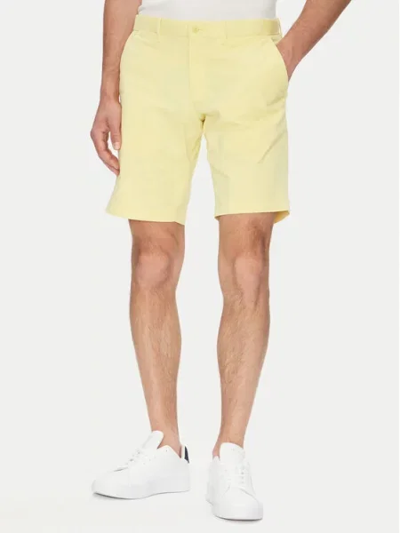 Kratke hlače iz tkanine Tommy Hilfiger rumena