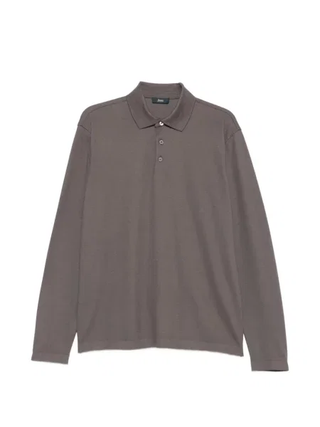Lung tricou polo Herno