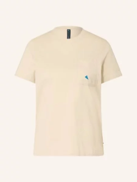 Klättermusen Koszulka Funkcyjna Root Pocket beige beżowa