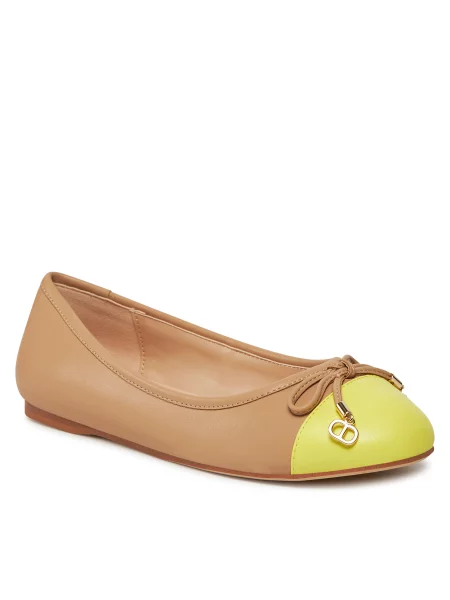 Balerinke TWINSET Hazelnut bež