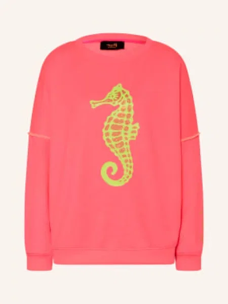 Miss Goodlife Bluza Oversize Z Kryształkami pink żółta