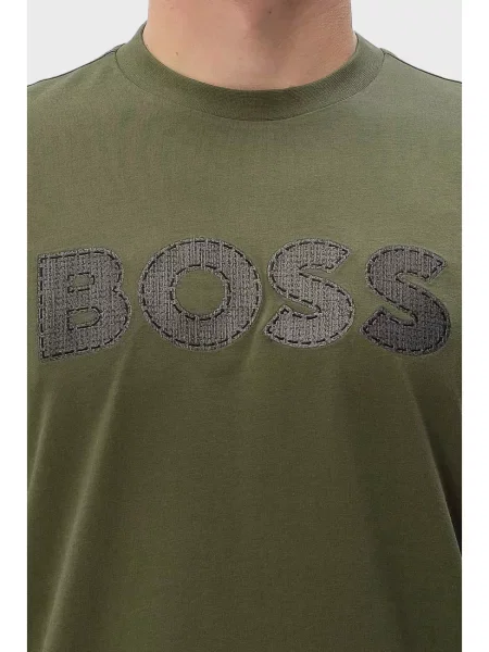 Футболка Boss зеленая