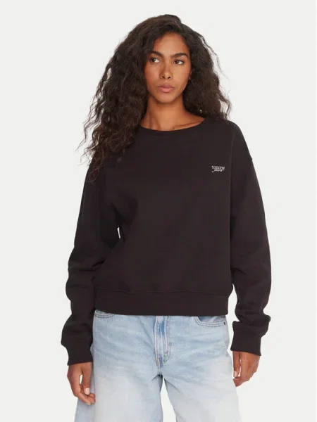 Tommy Jeans Суитшърт Silver Script черен