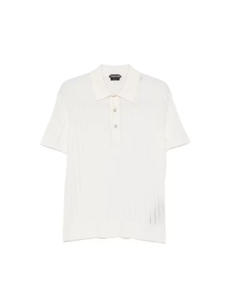 Koszulka polo Tom Ford biała