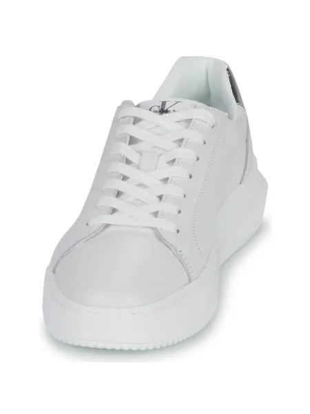 Dámske topánky Calvin Klein Cupsole Mono Lth Wn white/silver biela