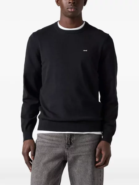 Hanorac cu glugă Levi's® cu decolteu rotund cu autograf cu cordon maro