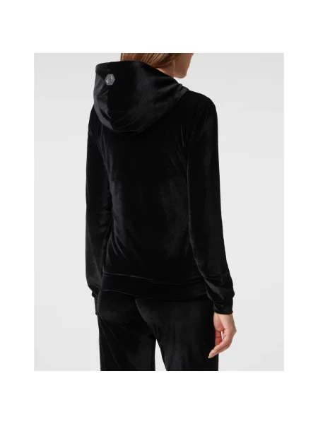Sweter Philipp Plein z kapturem czarny