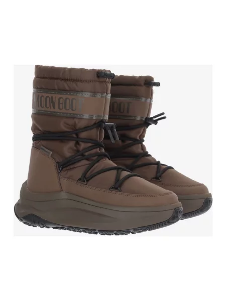 Buty do kostki Moon Boot polarowe brązowe