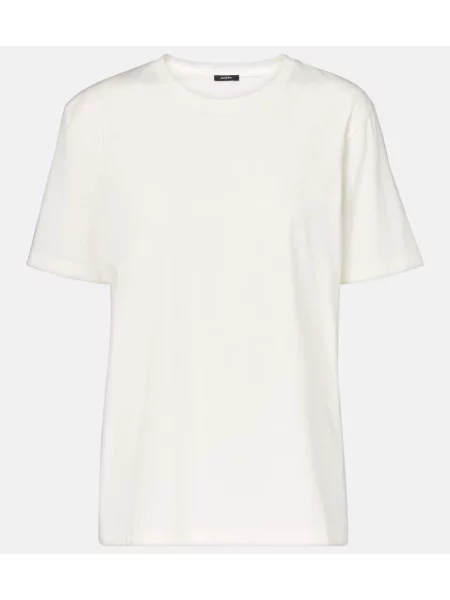 Tricou Joseph de mătase alb