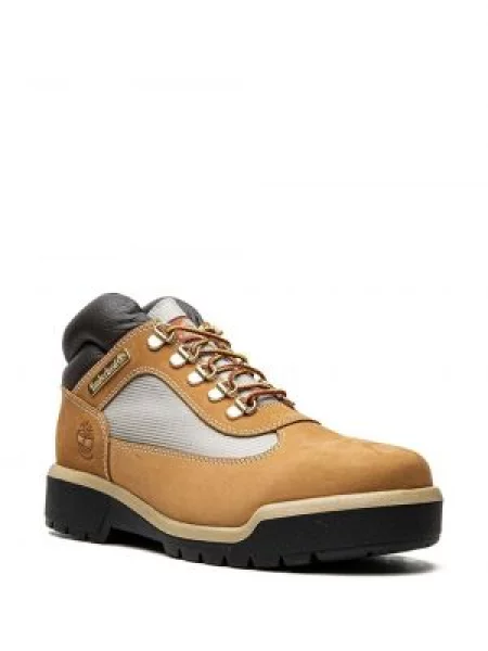 Čizmice Timberland s vezicama s čipkom smeđa