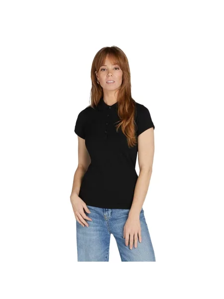 Koszulka Polo Signature Stretch Bez Metki czarna