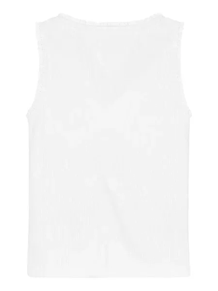 Tommy Hilfiger Felső Essential D Regular Fit fehér