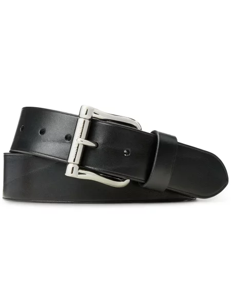 Curea Ralph Lauren Purple Label din piele negru