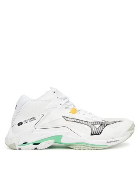 Mizuno Încălțăminte pentru sporturi de interior Wave Lightning Z8 Mid alb