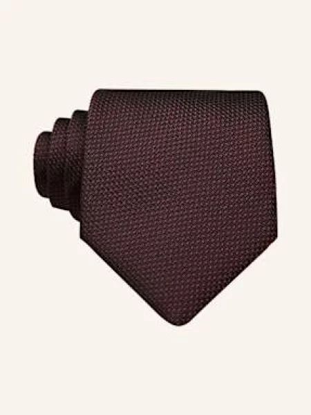 Reiss Kravata Ceremony Z Hedvábí 64 burgundy