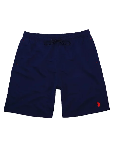 U.S. POLO ASSN. Plavecké šortky námořnická modř červená