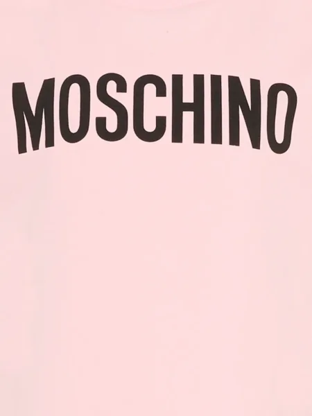 Koszulka dziecięca Moschino różowa