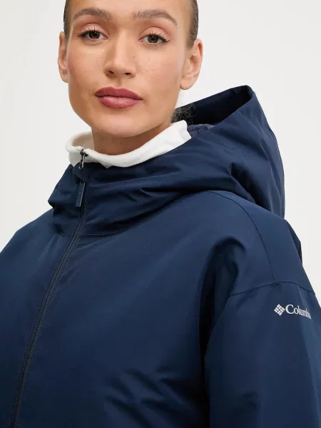 Спортивна пухова куртка Columbia Juniper синій