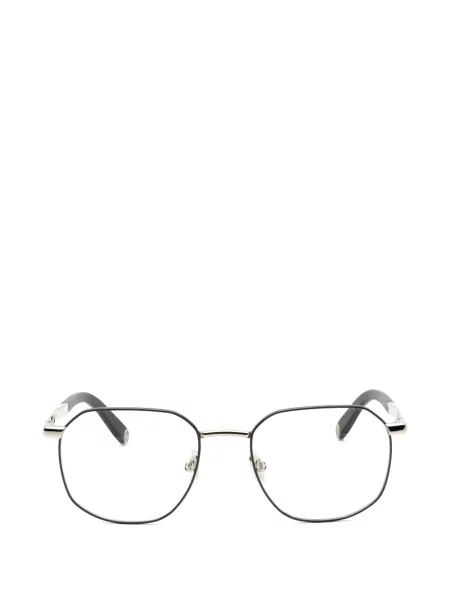 Ochelari de soare Philipp Plein cu imprimeu geometric negru