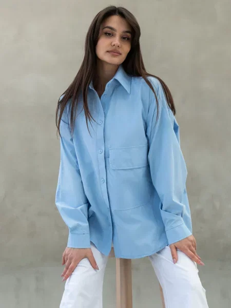 Сорочка RiMari текстиль блакитний