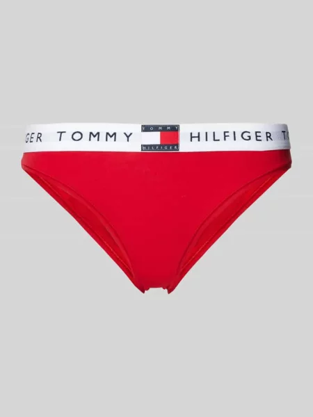 Figi bikini z elastycznym pasem z logo model ‘TH Heritage’ Tommy Hilfiger czerwony