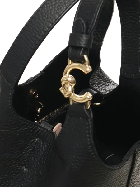 Geanta de piele Coccinelle din piele negru