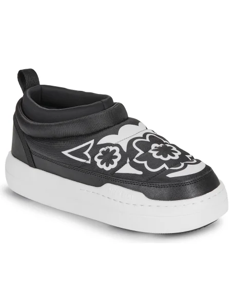 Pantofi Moon Boot cu model floral negru