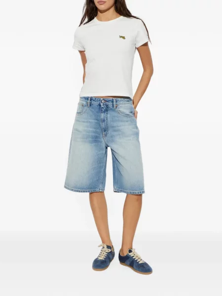 Tricou Kenzo cu dungi de tigru alb