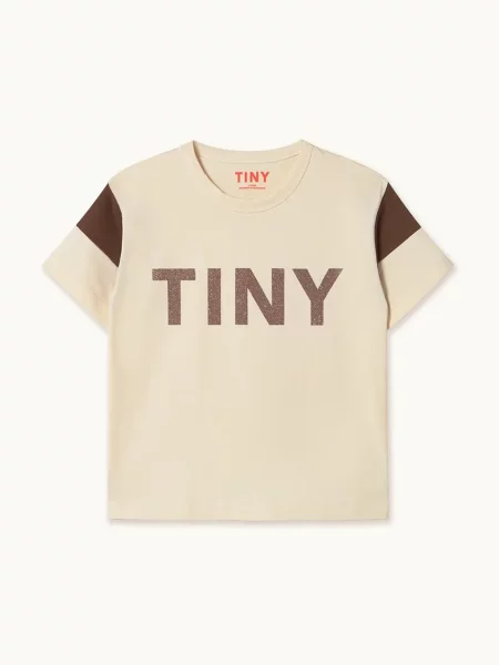 Tinycottons tričko TINY COLOR BLOCK TEE béžové