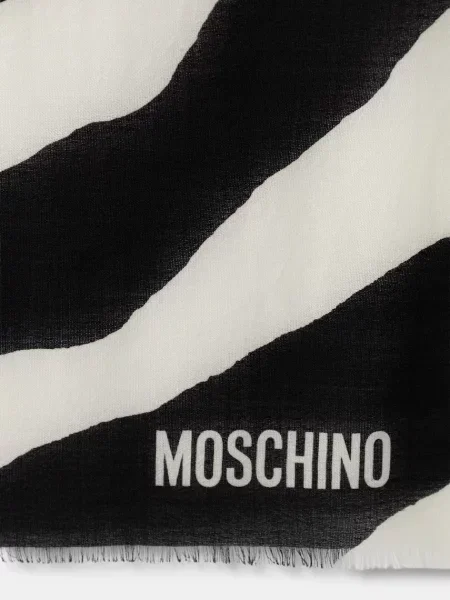Fular Moschino de lână bej