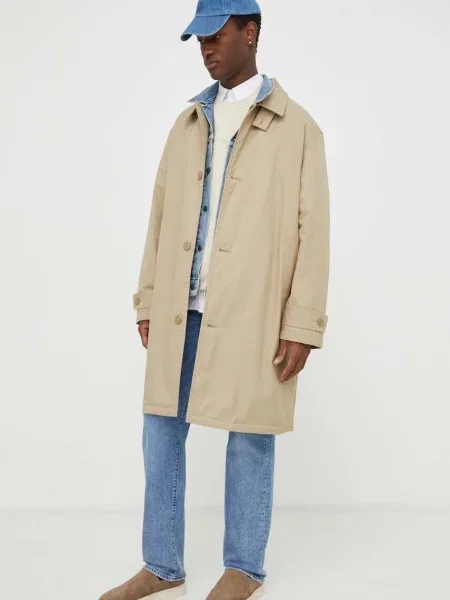 Levi's pulover z bombažem RELAXD GRAPHIC CREW bež