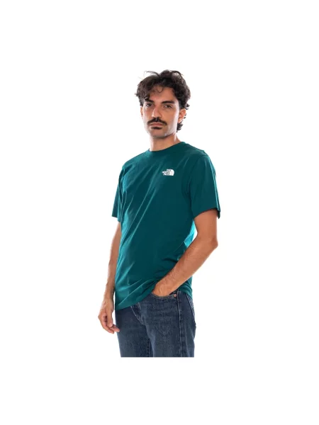The North Face T-shirt z bawełną EVOLUTION zielona